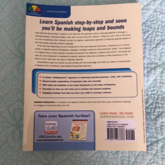 Learn Spanish language book - Picture 2 of 3